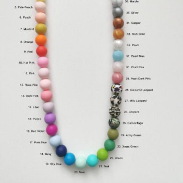 Paquet de perles de silicone de 5 à 12 mm, perles de silicone artisanales, perles de silicone de qualité alimentaire