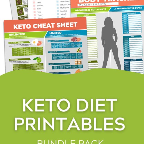 Keto Diet Printable Bundle Pack Keto Diet Printables for Etsy Keto Diet Printable Bundle Pack Keto Diet Printables for Etsy