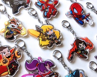 Rivals Keychains (w/ Thick, Smooth Finish) by nosewithglasses