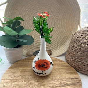 Wedgewood Susie Cooper Design Corn Poppy Bud Vase