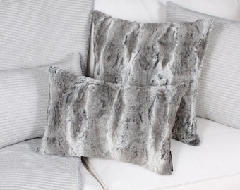 Faux fur euro sham 26x26 sale