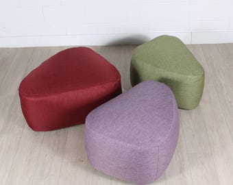 Triangular BILLY Ottoman - pouf- 17 colors available