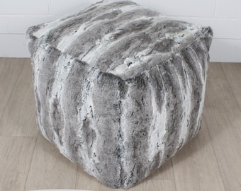 Square LUXE Ottoman - 3 colors available