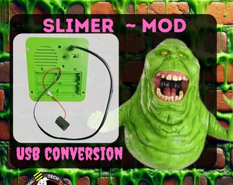 Slimer Animatronic Mod - USB Power Mod Cable conversion for Halloween Costumes dot com