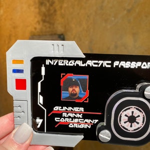 ブラック プレミアム インターギャラクティック パスポート データパッド（ホルダー付き） - スター・ウォーズ ギャラクシーズ・エッジ バトゥー（マジックバンド+対応）