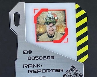Ghostbusters NFC ID Card - Cosplay Original - NFC Enabled