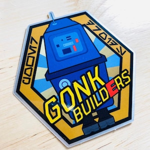 Space Container Builders Sticker