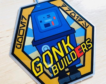 Space Container Builders Sticker