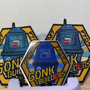 Container Patch Run (two patches and one sticker)