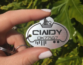 Personalized tribute SW Name Tag / Key Chain / Magnet