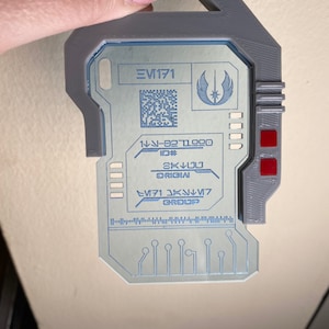 V2 Star Wars Galaxy's Edge ID Card Batuu Cosplay NO HOLDER - Etsy