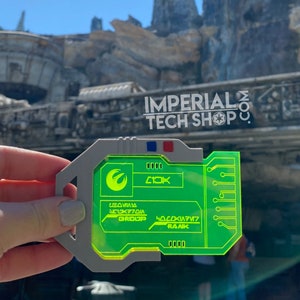 Star Wars Galaxy's edge ID Card Batuu Cosplay Original - Star Wars Cosplay