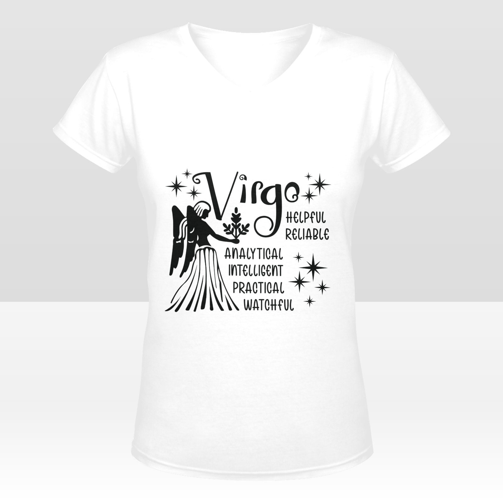 Virgo Shirt Zodiac Sign Tshirt Womens Astrology Top Etsy
