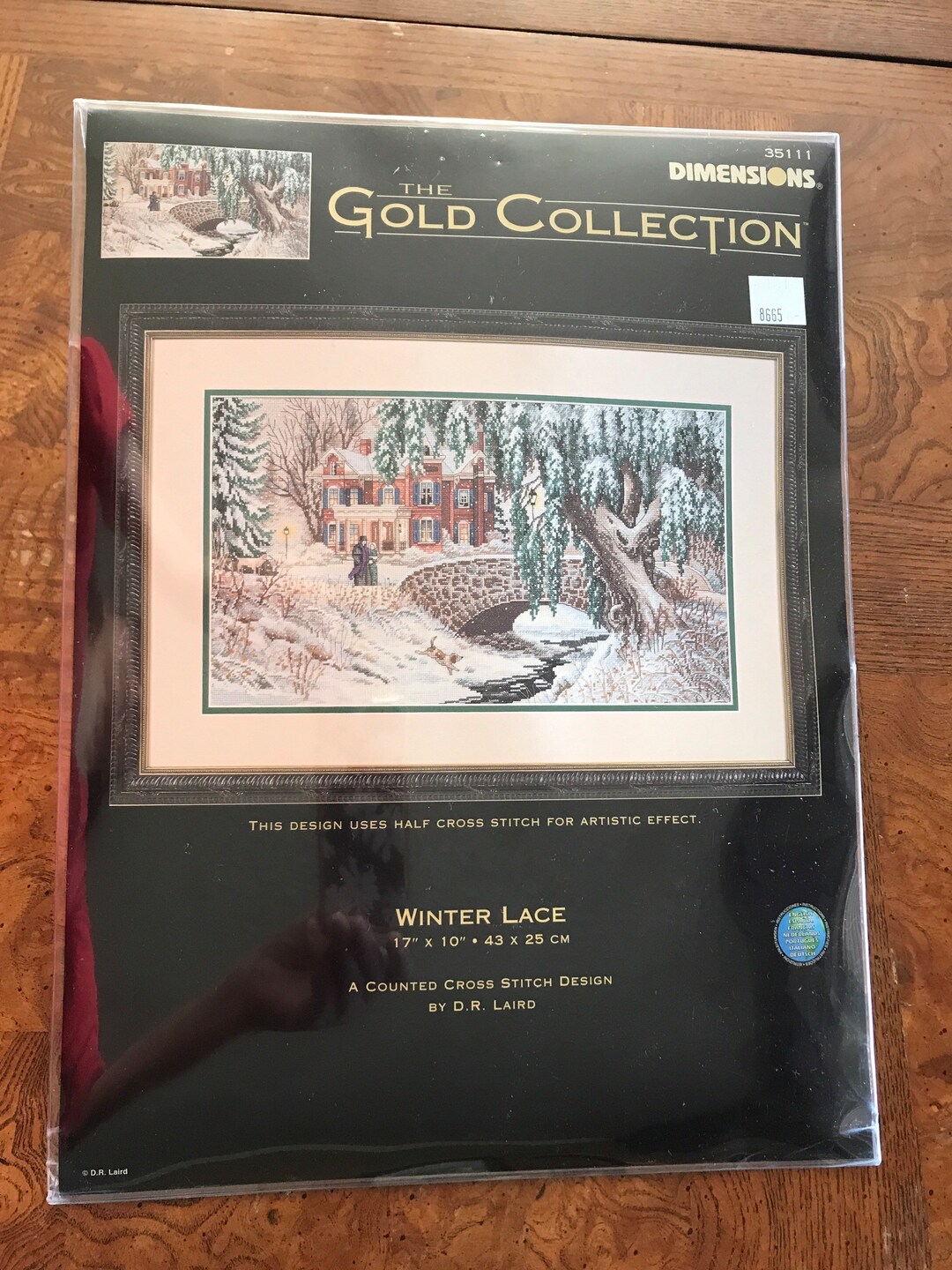 DIMENSIONS Gold Collection winter Lace Counted Cross Stitch Kit by D.R ...