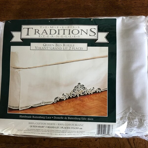 Lace Dust Ruffle Etsy