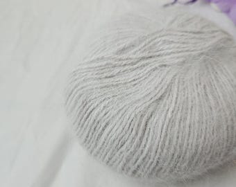 Hilo de angora, hilo de conejo, hilo esponjoso, 250 g