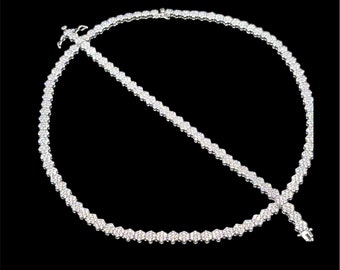 Conjunto de cadena de flores heladas