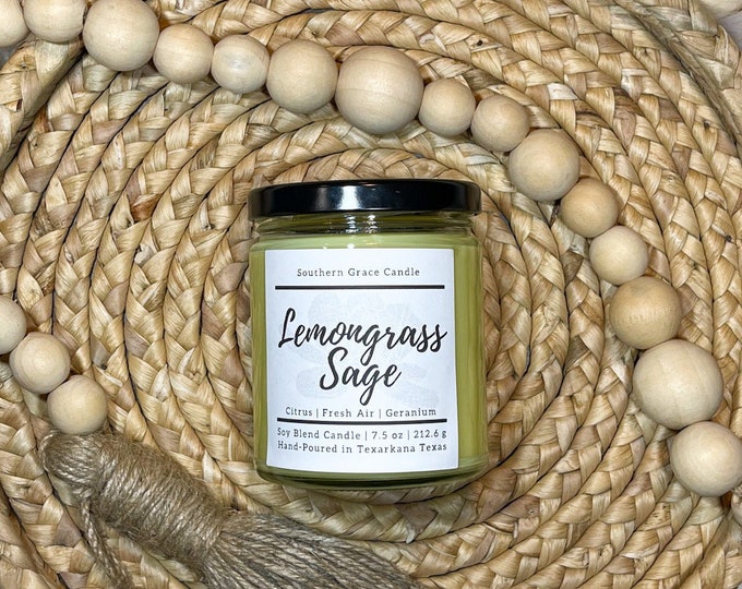 Lemongrass Sage Candle
