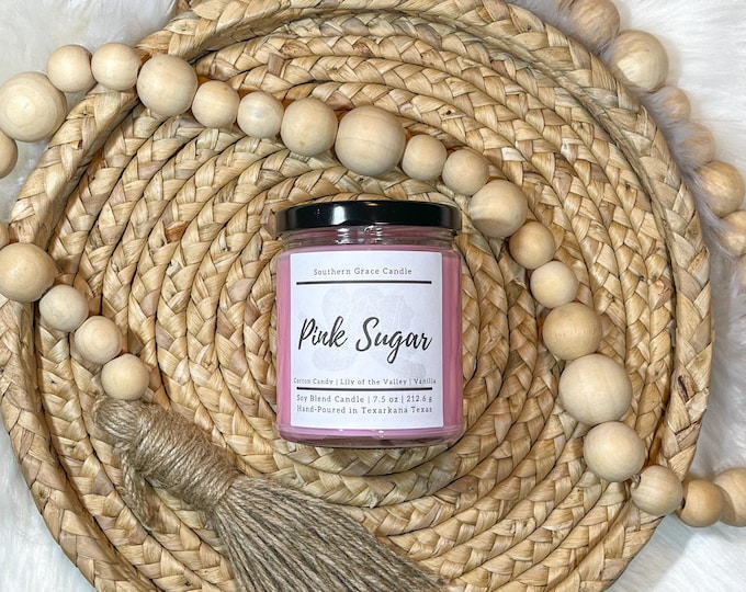 Pink Sugar Candle