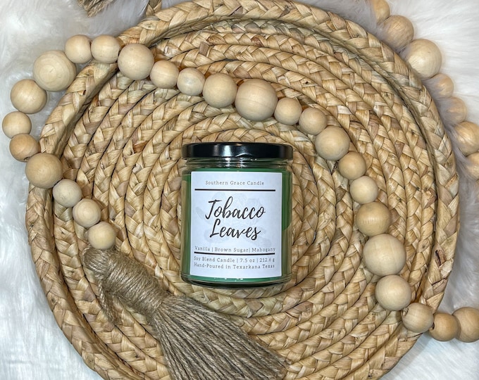 Tobacco Leaves Candle