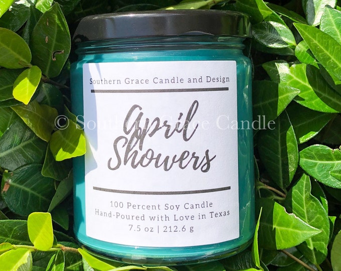 April Showers Soy Blend Candle