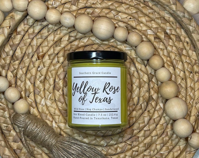 Yellow Rose of Texas Soy Candle