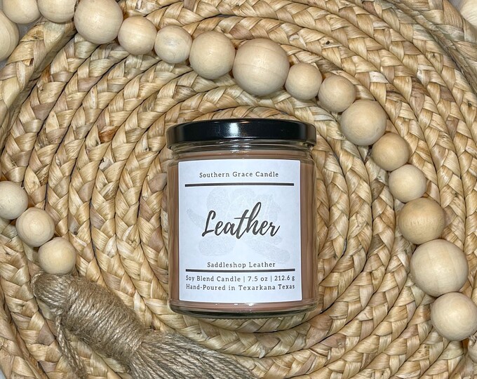Leather Candle
