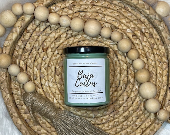Baja Cactus Soy Candle