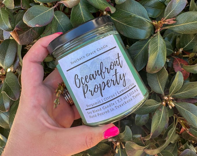 Ocean Front Property Soy Candle