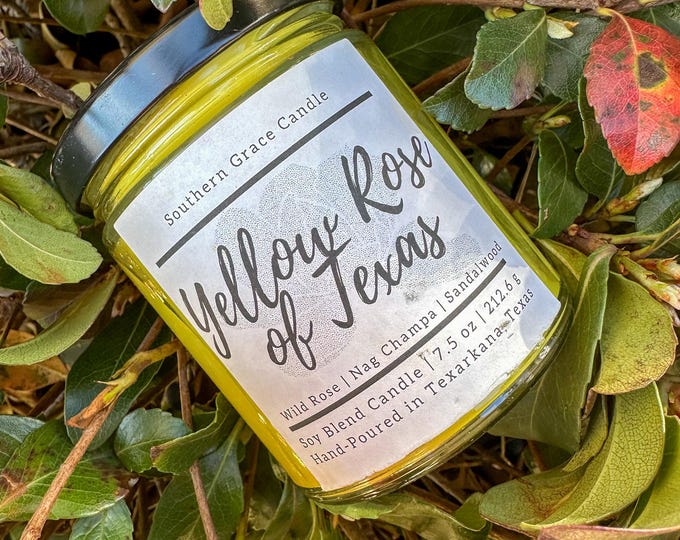 Yellow Rose of Texas Soy Candle