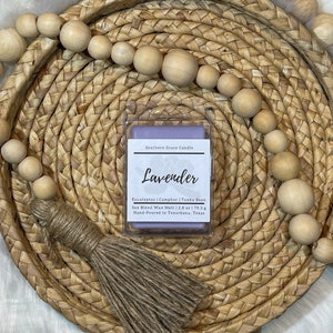 Lavender Wax Melts | Lavender Soy Blend Wax Melts | Lavender Melts | Aromatherapy Melts | Lavender Candle