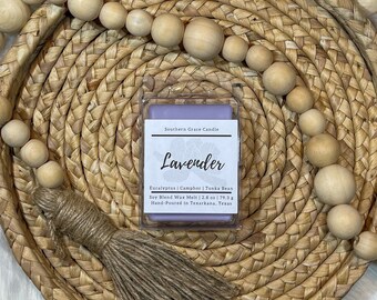 Cera de lavanda derretida / Cera de mezcla de soja y lavanda derretida / Cera de lavanda derretida / Cera de aromaterapia derretida / Vela de lavanda