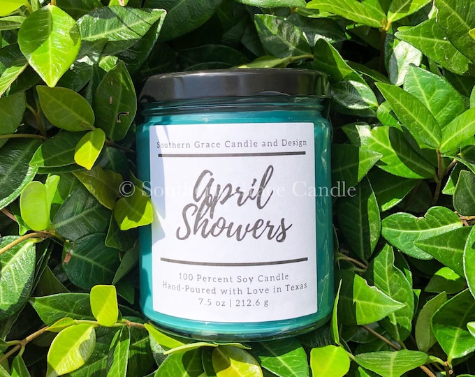 April Showers Soy Candle
