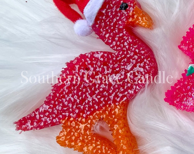 Christmas Flamingo Car Freshie