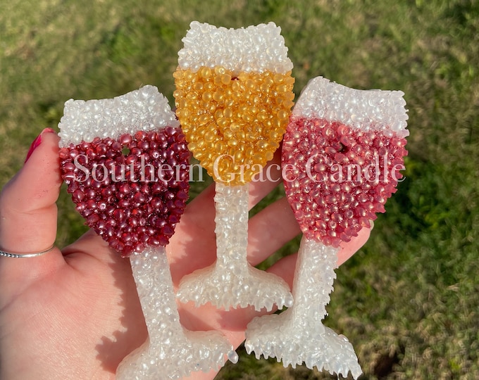 Wine Glass Freshie