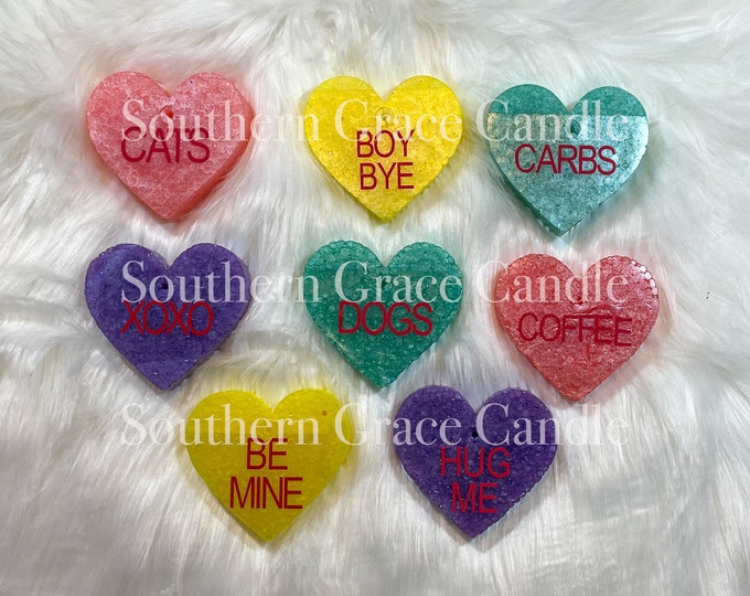 Conversation Heart Car Freshies