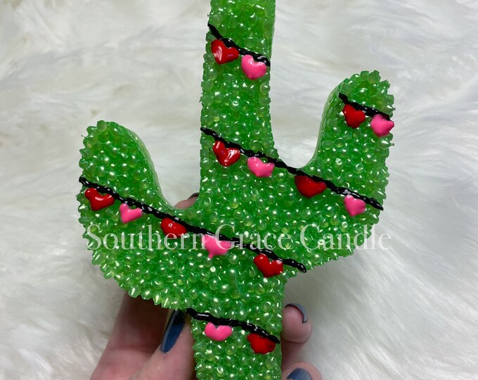 Heart Cactus Car Freshie