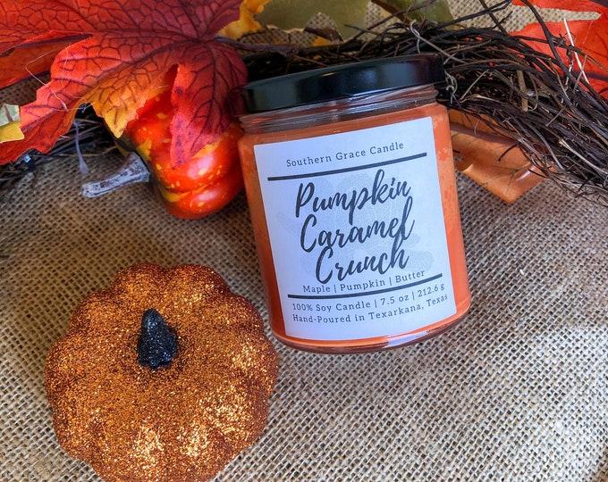 Pumpkin Caramel Crunch Soy Candle