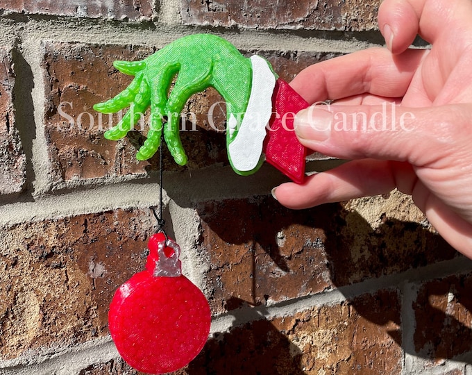 Grinch Hand Freshie