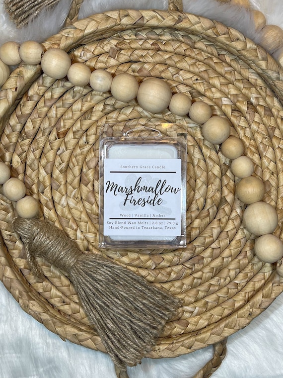 Marshmallow Fireside Wax Melts | Marshmallow Fireside Soy Blend Wax Melts | Marshmallow Wax Melts | Campfire Wax Melts | Sweet Wax Melts
