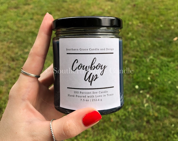 Cowboy Up Soy Candle