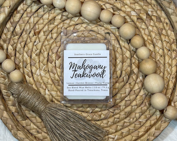 Mahogany Teakwood wax melts