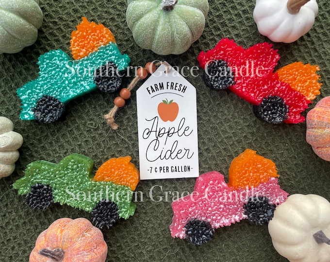 Pumpkin Truck Car Freshie
