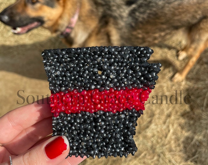 Thin Red Line Arkansas Car Freshie