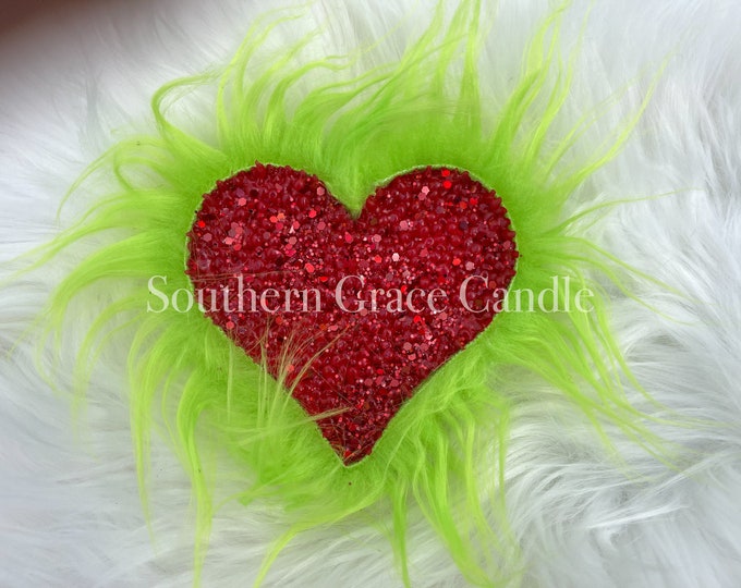 Grinch Heart Freshie