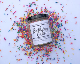 Birthday Cake Soy Blend Candle | Vanilla, Buttercream, Sprinkles