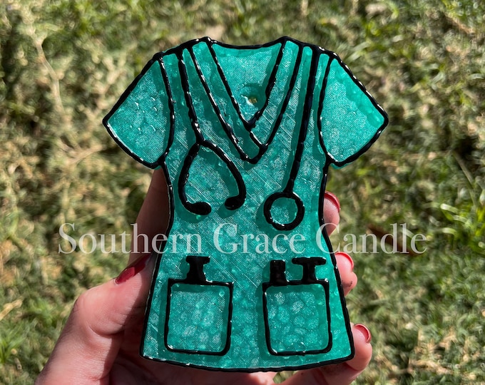 Detailed Scrub Top Freshie