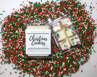 Galletas navideñas de cera derretida / Mantequilla suave, azúcar, vainilla