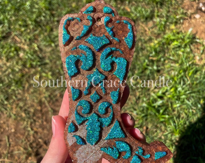 Glitter Boot Car Freshie