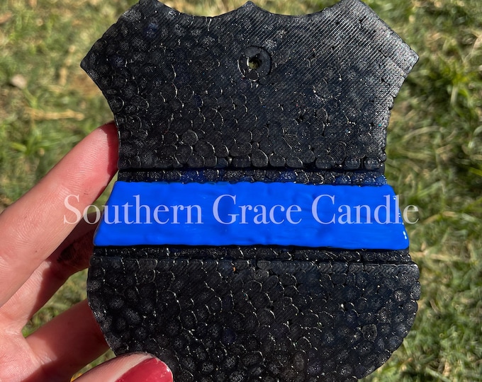 Thin Blue Line Badge Car Freshie